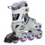 Cobra Girls Size Adjustable Inline Skates (Grey/Purple