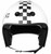 S1 Retro Lifer Helmet - White Gloss w/ Checkers