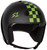 S1 Retro Lifer Helmet - Black Gloss w/Bright Green Checkers