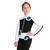 IceDress Figure Skating Outfit - Thermal - Bubble Gum (Black, White, Turquoise)