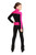 IceDress Figure Skating Outfit - Thermal - Bubble Gum (Black, Fuchsia)