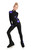 IceDress Figure Skating Outfit - Thermal - Star Sky  (Black with Purple)