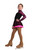 IceDress Figure Skating Dress - Thermal - Harmony 2 (Black with Hot Pink)