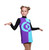 IceDress Figure Skating Sundress - Thermal - Harlequin (Purple with Turquoise)