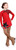 IceDress Figure Skating Dress - Thermal - Constellation (Red with Black)