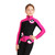 IceDress Figure Skating Jacket - Thermal - Bubble Gum (Black, Fuchsia)