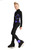 IceDress Figure Skating Jacket - Thermal - Star Sky  (Black with Purple)