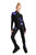 IceDress Figure Skating Jacket - Thermal - Star Sky  (Black with Purple)