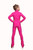 IceDress Figure Skating Jacket - Thermal - Olympus (Fuchsia with White lamps)