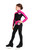 IceDress Figure Skating Pants - Thermal - Bubble Gum (Black, Fuchsia)