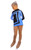 IceDress Figure Skating Dress-Thermal -  Avangard (Black with Blue)