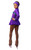 IceDress Figure Skating Outfit - Thermal - Bows (Purple and Mint)