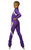 IceDress Figure Skating Outfit - Thermal -Euler (Purple and White)