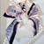 Bow Keychain - White