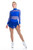 Elite Xpression -  Crop Top Royal Blue Dress