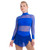 Elite Xpression -  Crop Top Royal Blue Dress