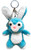 ChloeNoel Cute Animal Key Chain w/ Crystal Skates  - Bunny (Blue)
