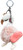 ChloeNoel Cute Animal Key Chain w/ Crystal Skates  - Swan