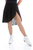 Elite Xpression - Black Chiffon Skirt  - Large Waist Band