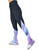 Elite Xpression - High Waist Black Legging - Marbled Purple