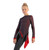 IceDress - Thermal Figure Skating  Outfit "Gravity" - Mesh Top and Pants (Red/Grey and Grey)