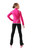 IceDress - Thermal Figure Skating  Outfit  - Orion (Fuchsia and Silver)