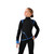 IceDress - Thermal Figure Skating  Outfit  - Orion (Black and Cornflower Lycra)