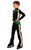 IceDress - Figure Skating Training Overalls for Boys - Skating (Black, Green and White)