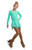 IceDress Figure Skating Dress - Thermal - Oriental Tale  (Mint)