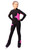 IceDress Figure Skating pants - Star (Black witn Pink)