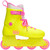 Impala Rollerskates -  Package Deal  15% OFF - Roller Skates, Pads & Socks (Barbie Bright Yellow)