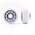 Roll-Line Ice Dance Roller Skate Wheels (Set of 8, 61mm)