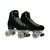 Riedell Quad Roller Skates - Panther Black Suede Size 8 Only (Refurbished)