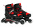 Crazy Skate Co. Men's Airlite Inline Skates - Black/Red (Refurbished)