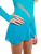 IceDress Figure Skating Dress - Thermal - "Pleiade" (Turquoise)