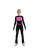 IceDress - Thermal Figure Skating  Outfit - "Art" (Black with Hot Pink)