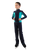 IceDress - Thermal Figure Skating  Outfit - "Squares" (Black with Mint) for Boys