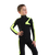 IceDress - Thermal Figure Skating  Outfit - "Turbo" (Black with Lime) for Boys