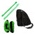 Package Deal - Skate Bag (Black) + Guards (Gel Green) + Soakers (Green) 15% OFF