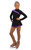 IceDress Figure Skating Dress-Thermal -  Lasso(Black with Purple)