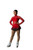 Elite Xpression - Crop Top Red Dress Size : 12-14