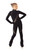 IceDress - Figure Skating Training Outfit - Cascade(Black with Rhinestones)