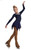 IceDress Figure Skating Dress - Thermal - Oriental Tale  (Dark Blue)