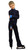 IceDress Figure Skating Jacket - Todes for Boys (Dark Blue with Blue Line)