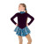 Jerry's Ice Skating Dress - 693 Fleece Catwalk Dress - Blue