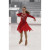 Jerry's Ice Skating Dress - 209 Rhinestone Rhumba Dress - Ruby Red