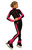 IceDress Figure Skating Outfit - Thermal -Bracket (Black with Fuchsia Line)