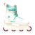 Impala Lightspeed Inline Roller Skate - White