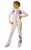 IceDress Figure Skating Outfit - Thermal -Euler (White and Purple)