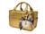 Kami-So Ice Skating Rink Tote -  Gold with Bow Keychain (White)